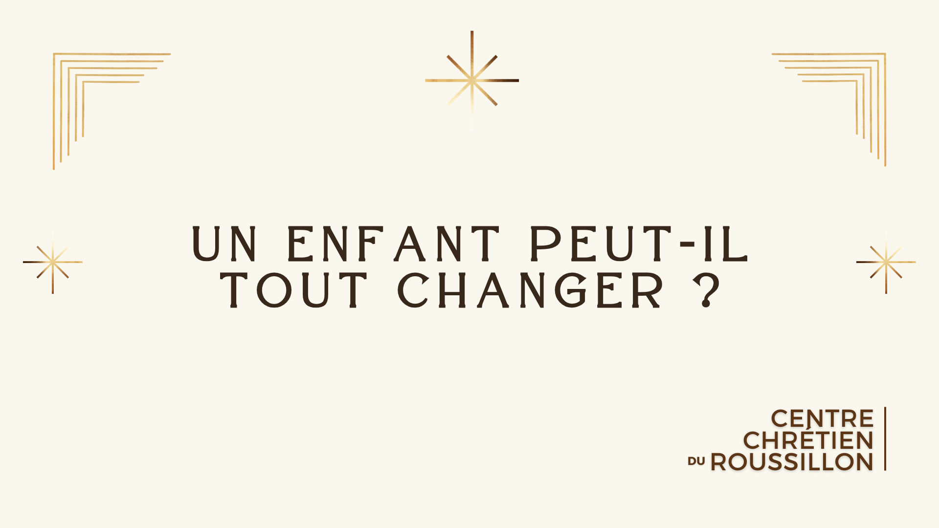 Un enfant peut-il tout changer ?